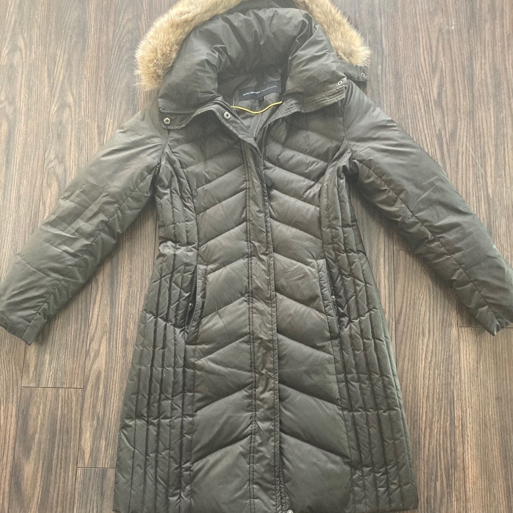 Marc New York Andrew Marc chevron puffer jacket